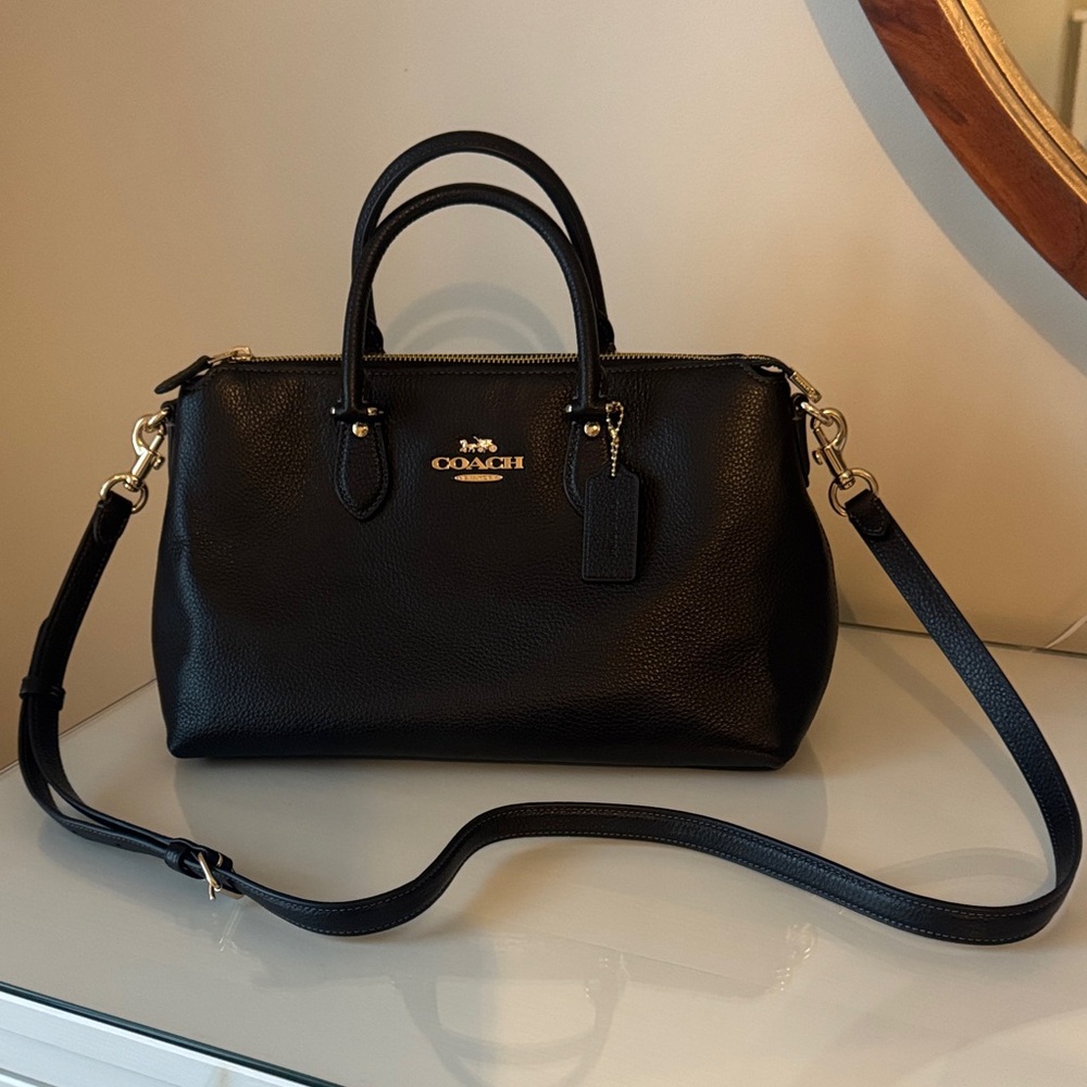 Coach Black Satchel Bag